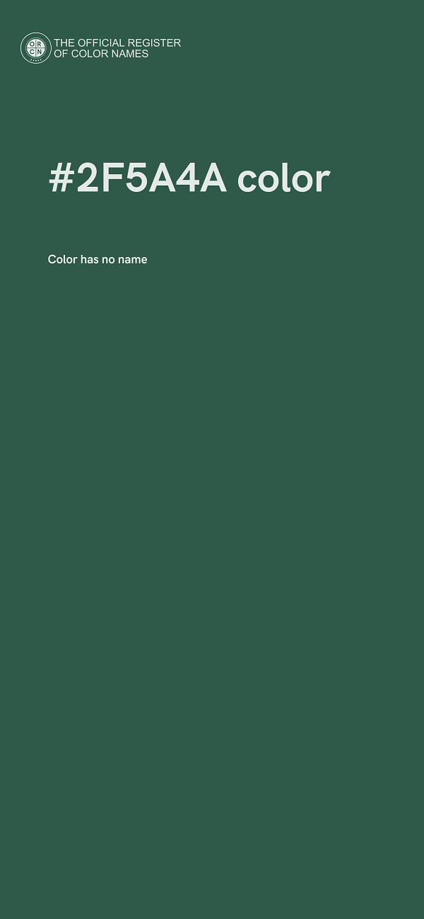 #2F5A4A color image
