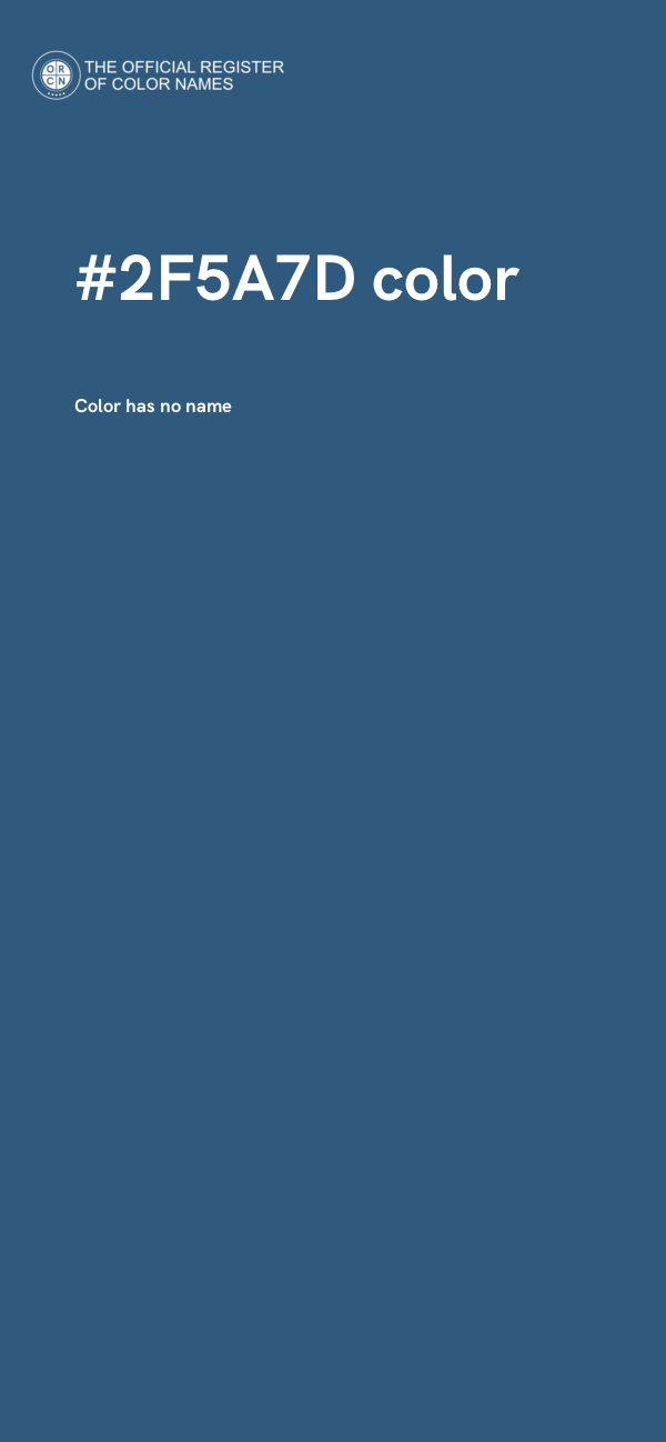 #2F5A7D color image