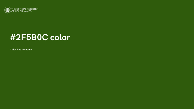 #2F5B0C color image