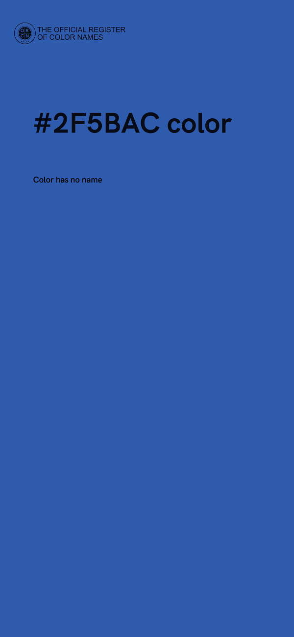 #2F5BAC color image