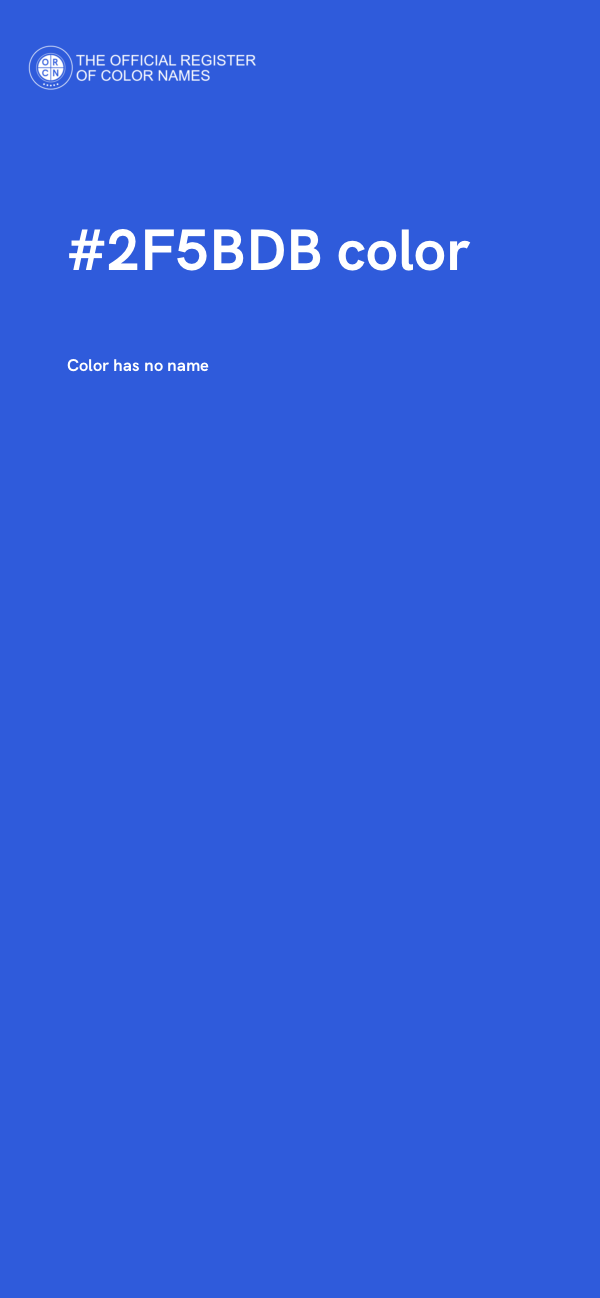 #2F5BDB color image