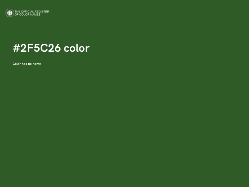 #2F5C26 color image