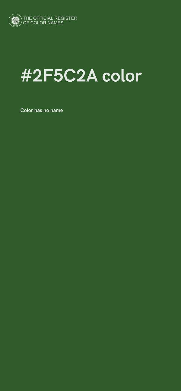 #2F5C2A color image