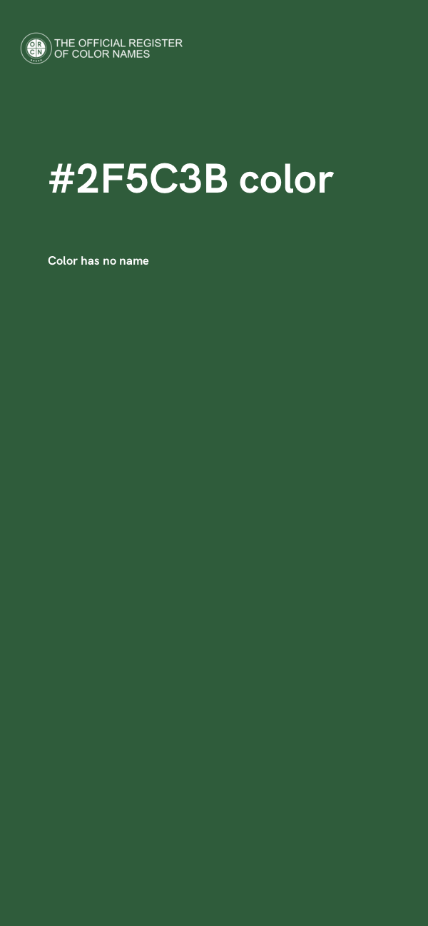 #2F5C3B color image