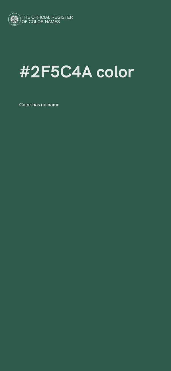 #2F5C4A color image