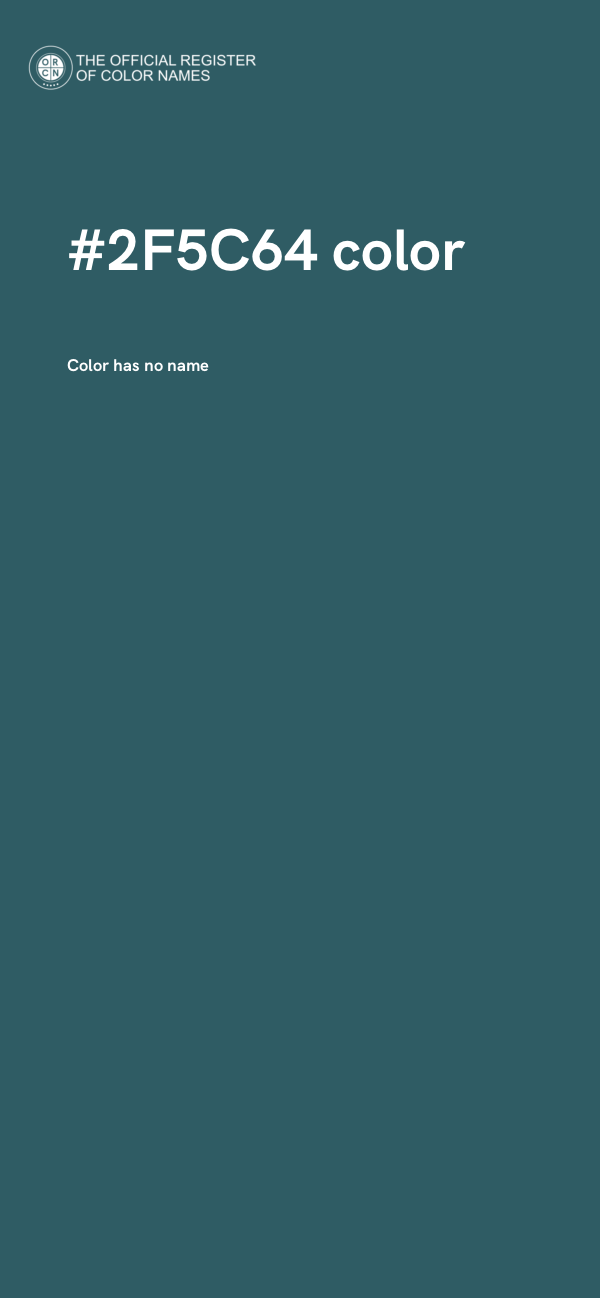 #2F5C64 color image