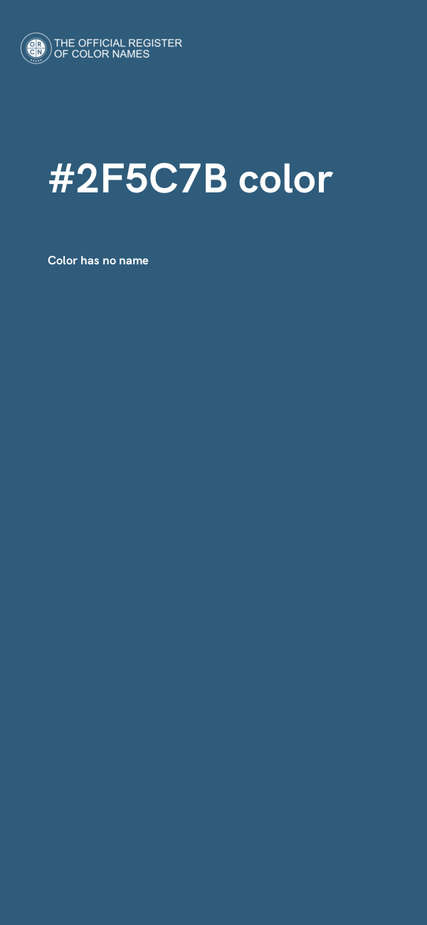 #2F5C7B color image