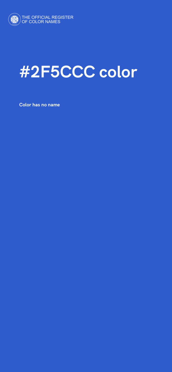 #2F5CCC color image