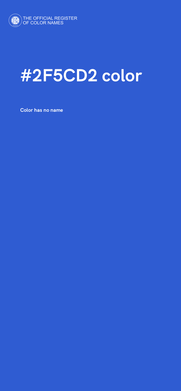 #2F5CD2 color image