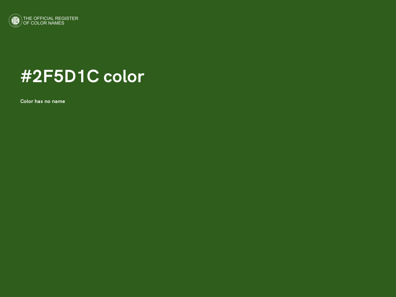 #2F5D1C color image