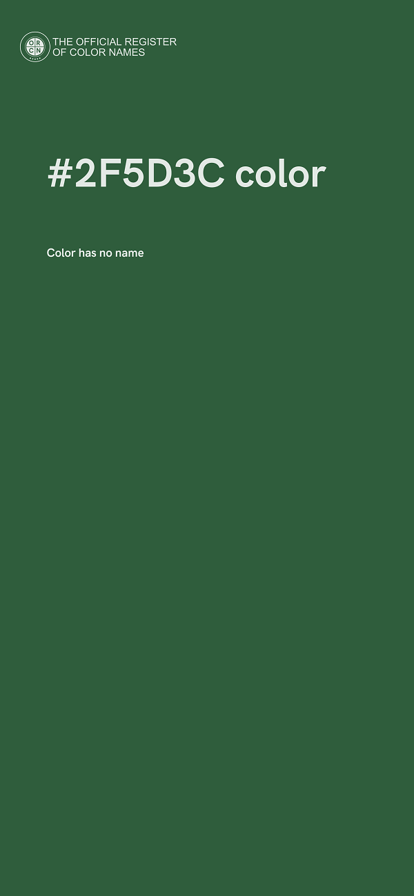 #2F5D3C color image
