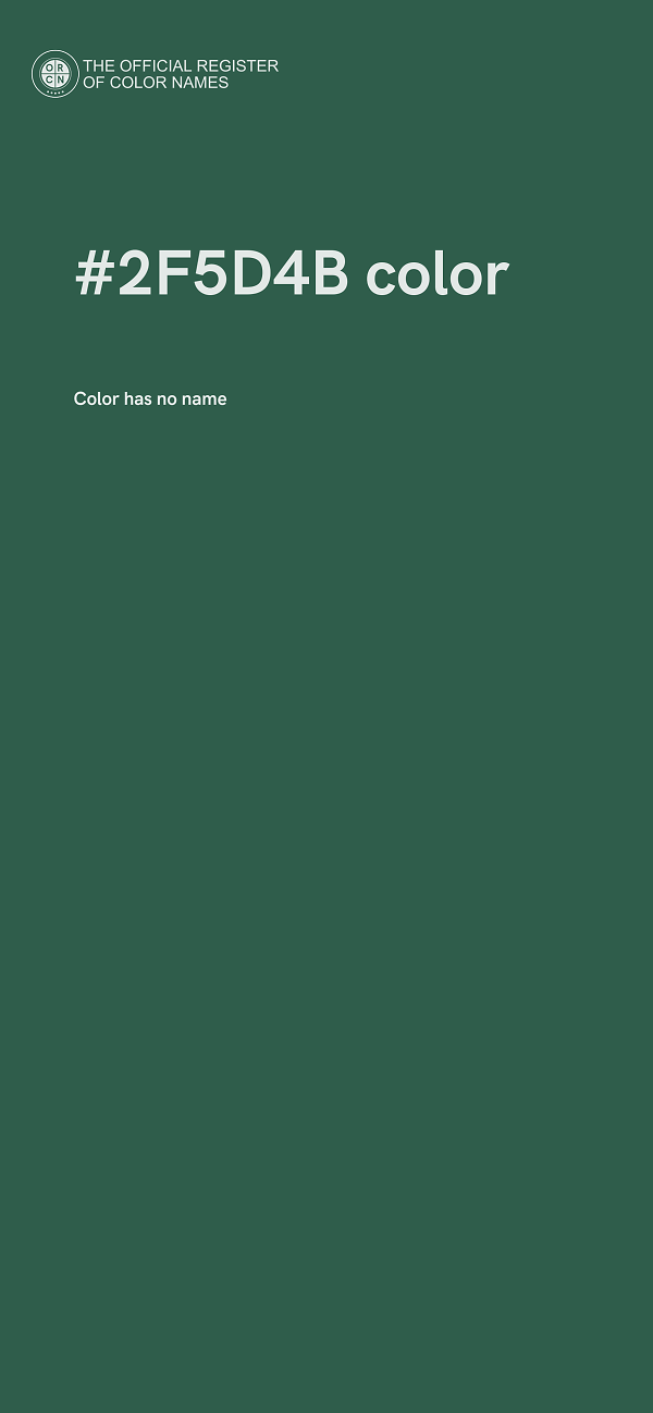 #2F5D4B color image