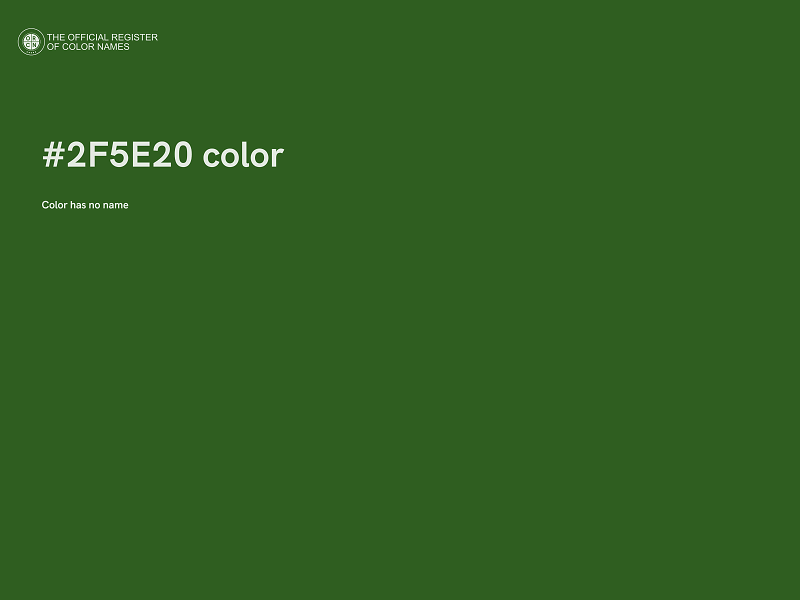 #2F5E20 color image