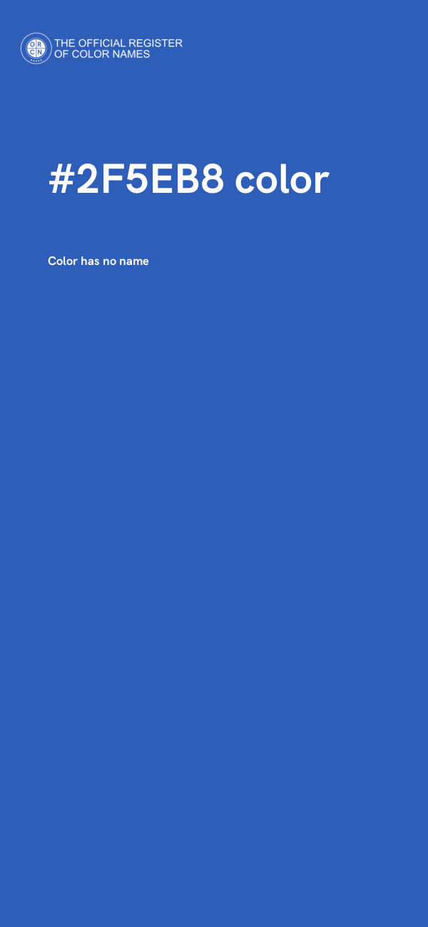 #2F5EB8 color image