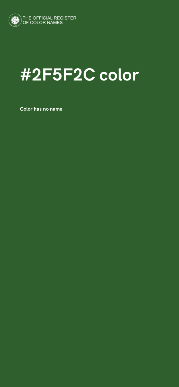 #2F5F2C color image