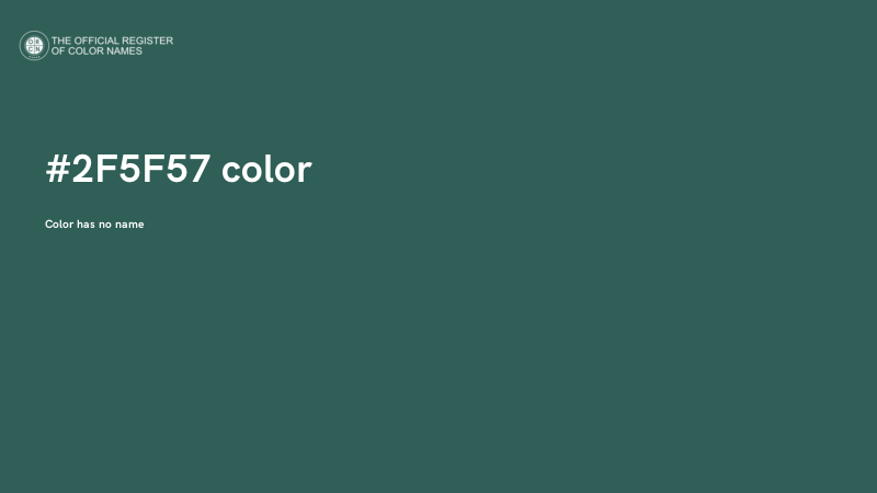 #2F5F57 color image