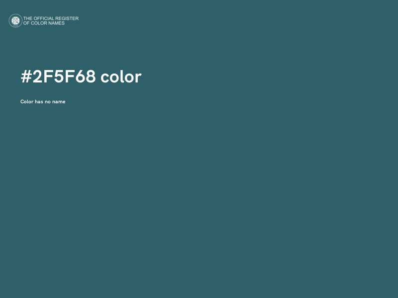 #2F5F68 color image