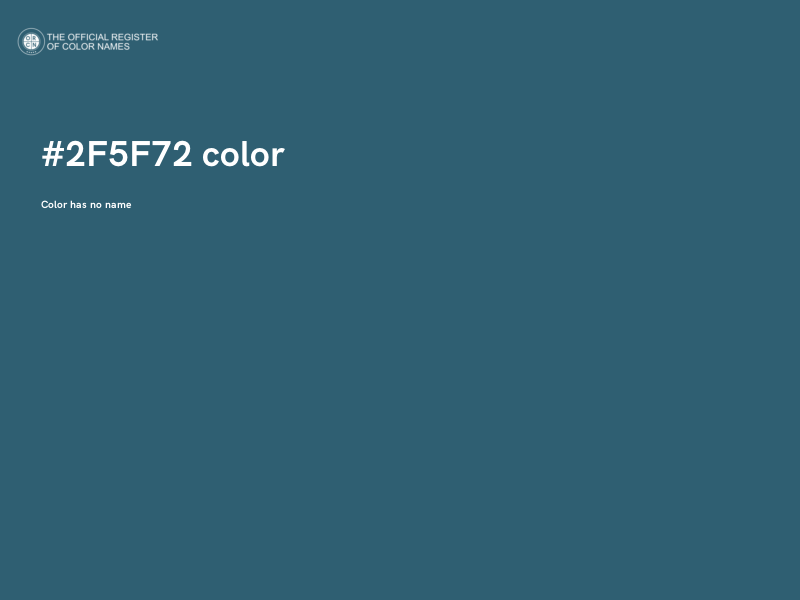 #2F5F72 color image