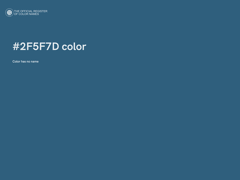 #2F5F7D color image