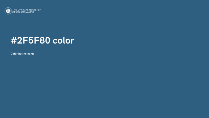 #2F5F80 color image