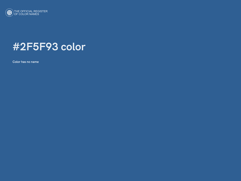 #2F5F93 color image