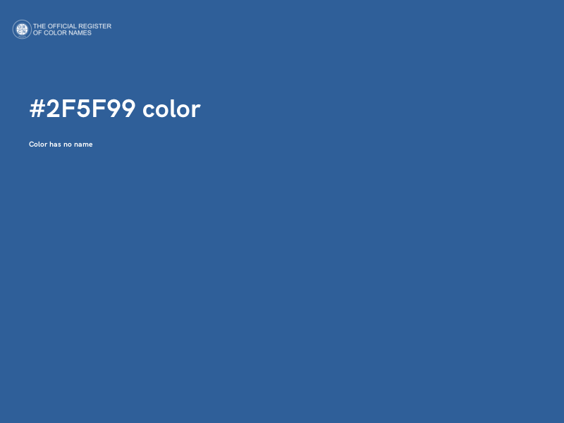 #2F5F99 color image