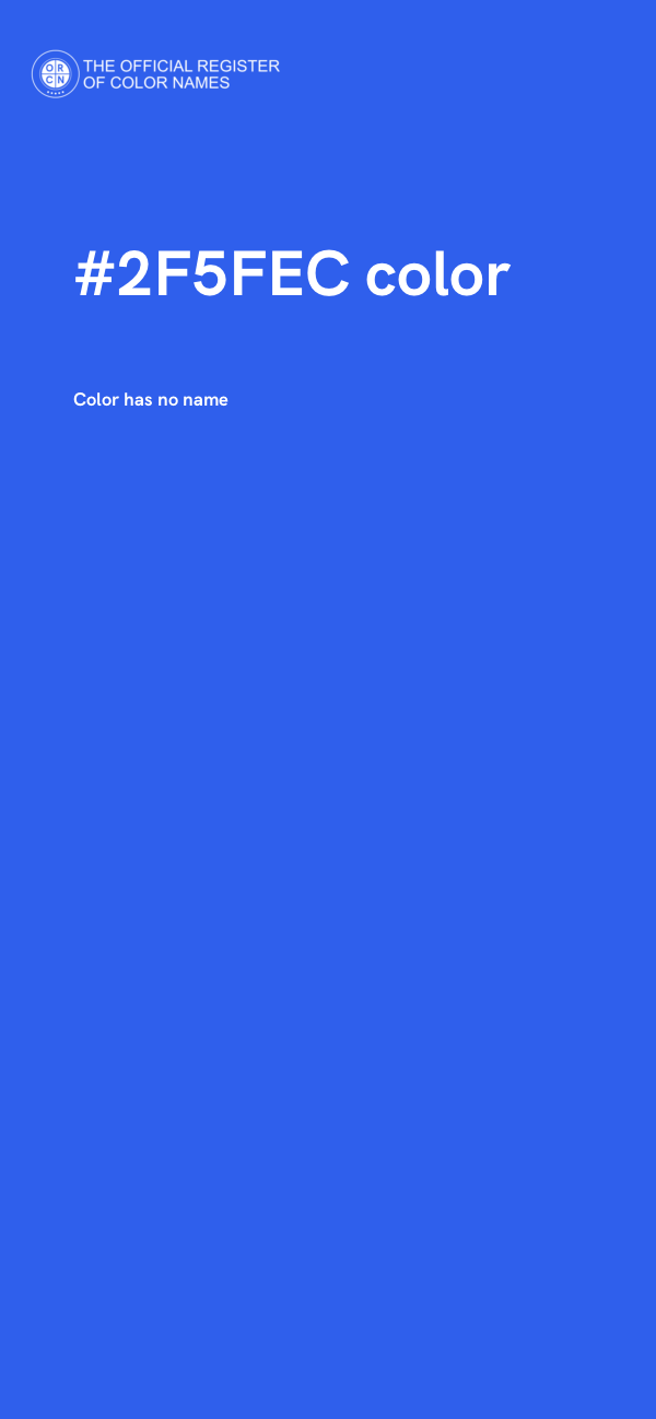 #2F5FEC color image