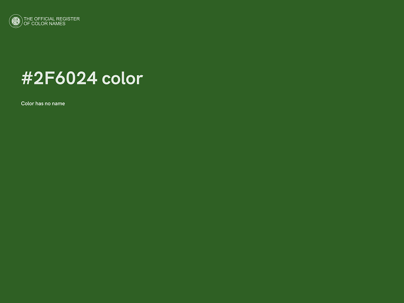 #2F6024 color image