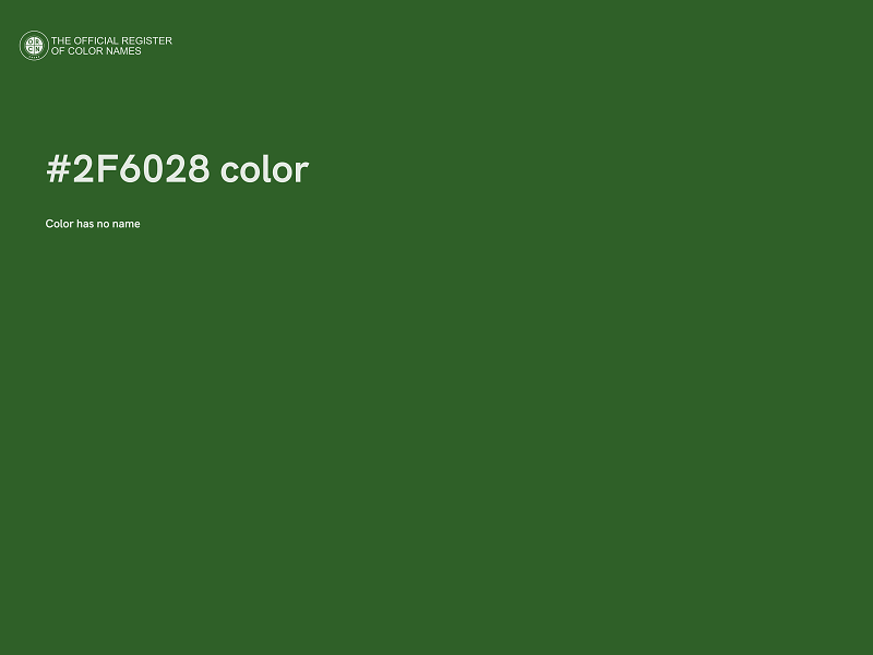 #2F6028 color image