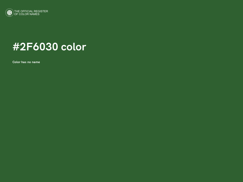#2F6030 color image