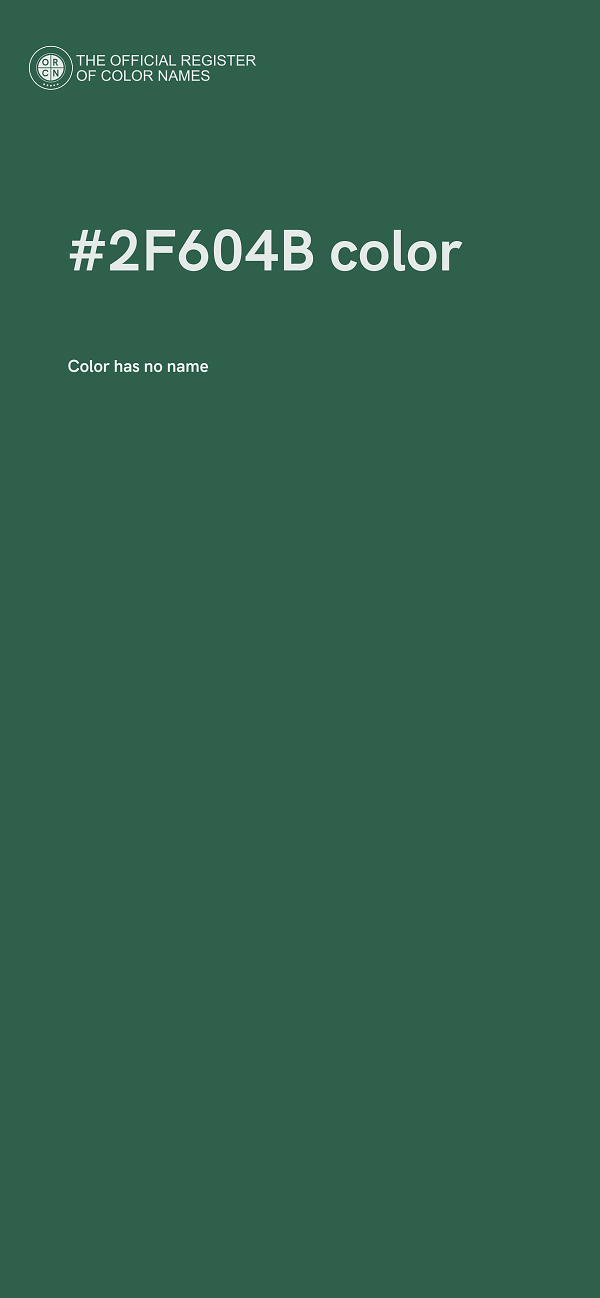 #2F604B color image
