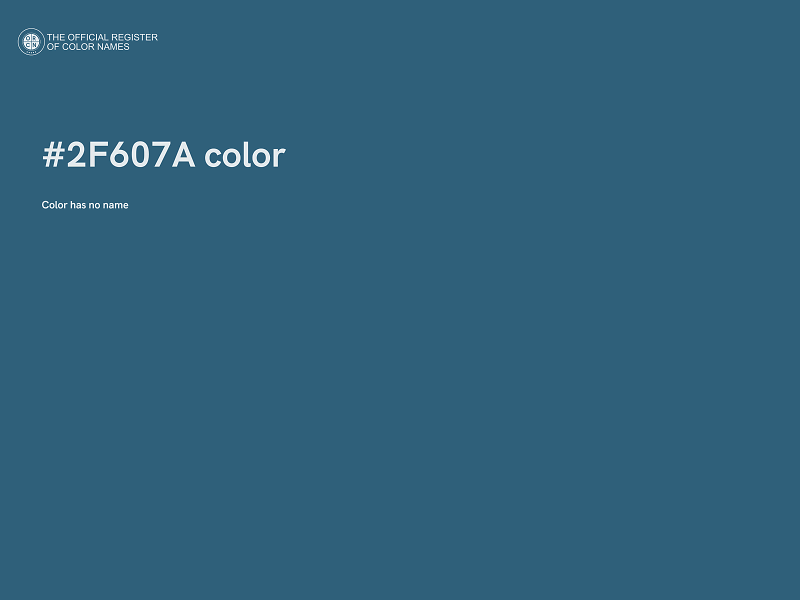 #2F607A color image