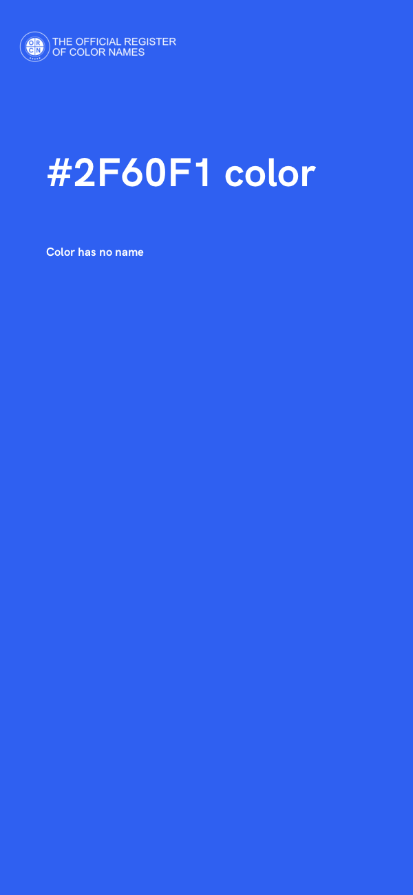 #2F60F1 color image