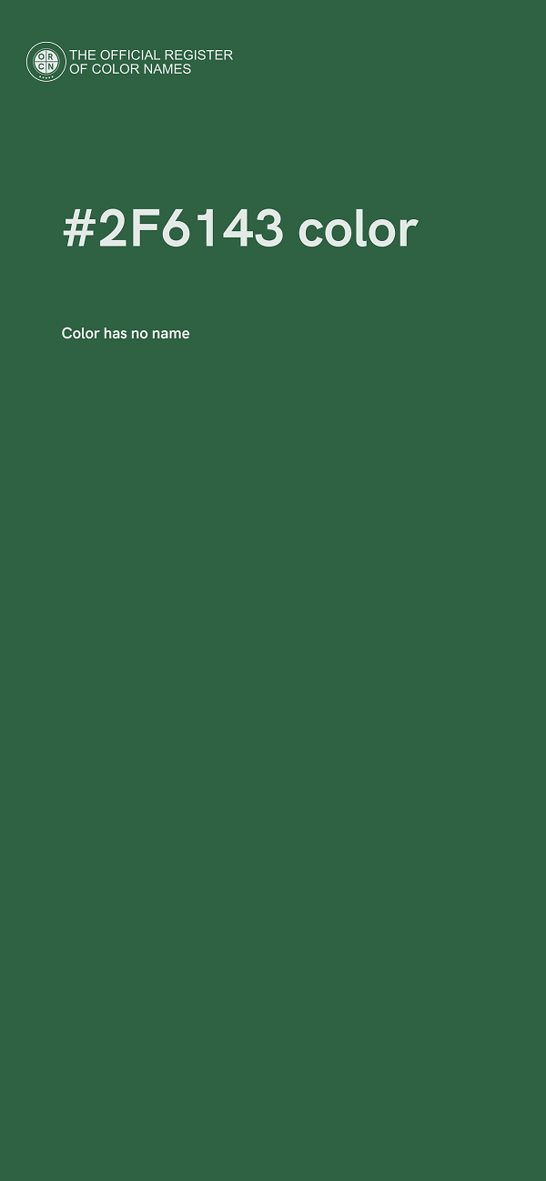 #2F6143 color image