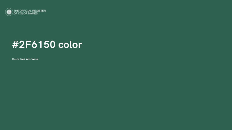 #2F6150 color image