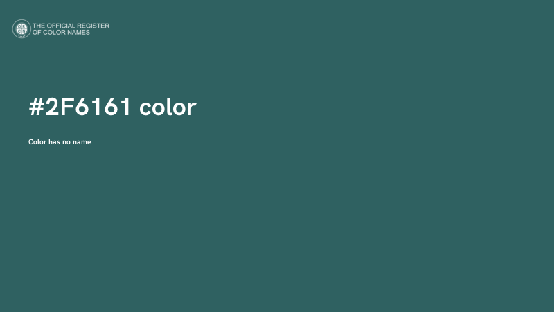 #2F6161 color image