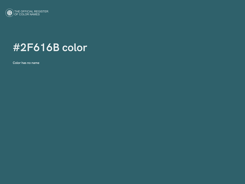 #2F616B color image