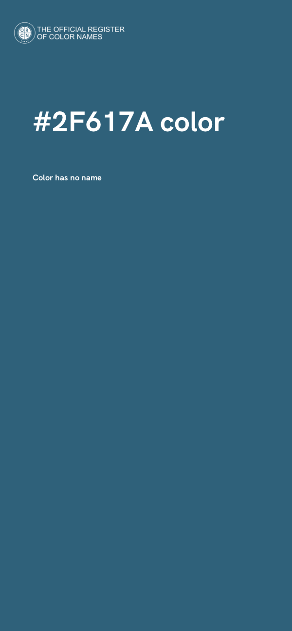 #2F617A color image