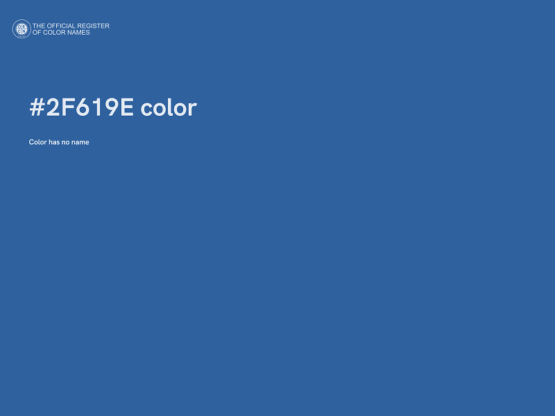 #2F619E color image