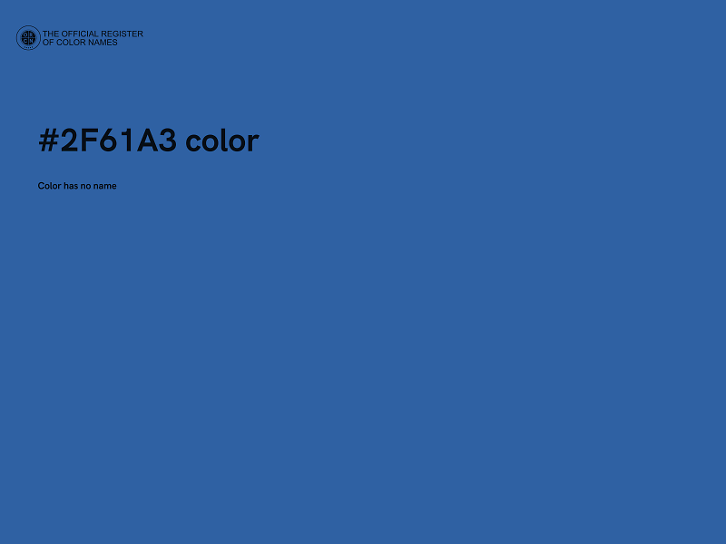 #2F61A3 color image