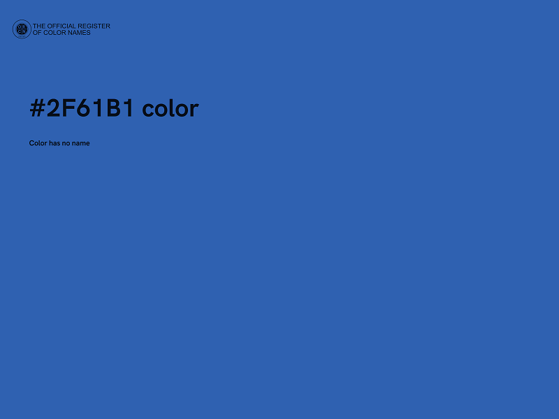 #2F61B1 color image