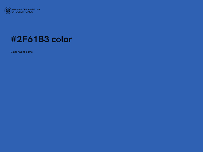 #2F61B3 color image