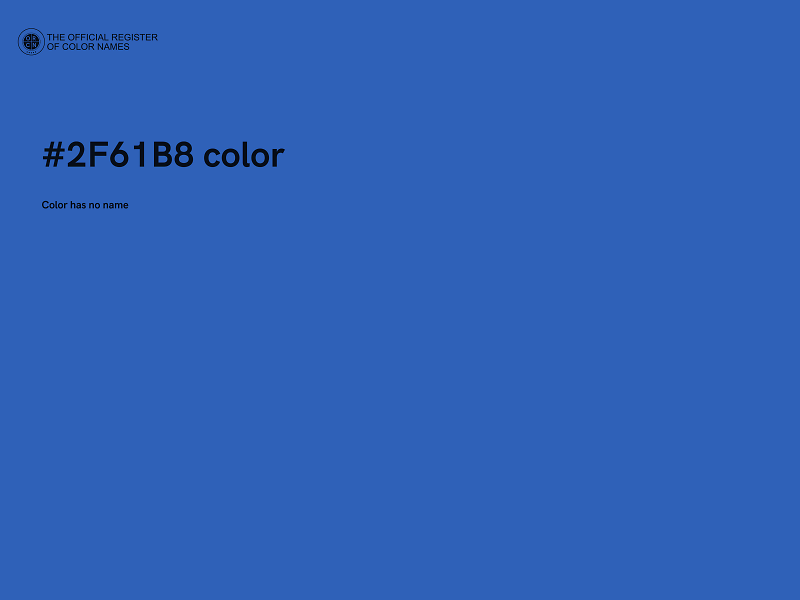 #2F61B8 color image