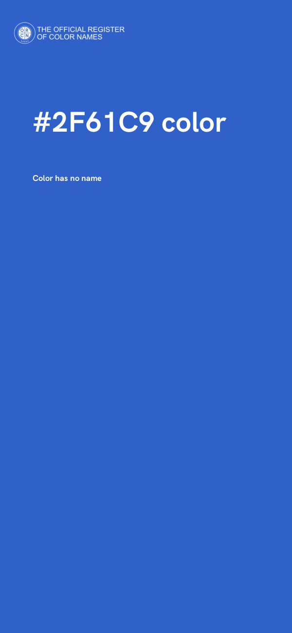 #2F61C9 color image