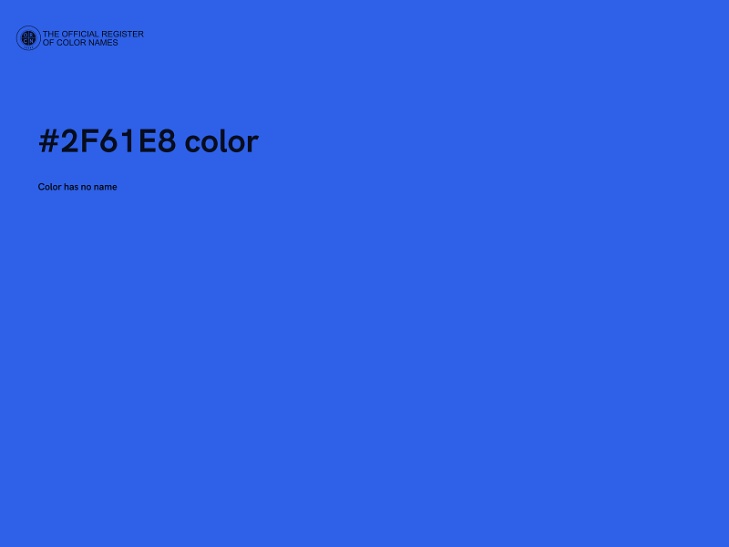 #2F61E8 color image