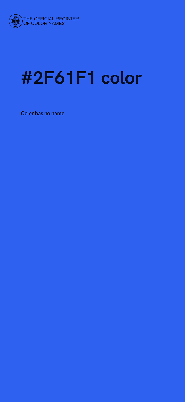 #2F61F1 color image