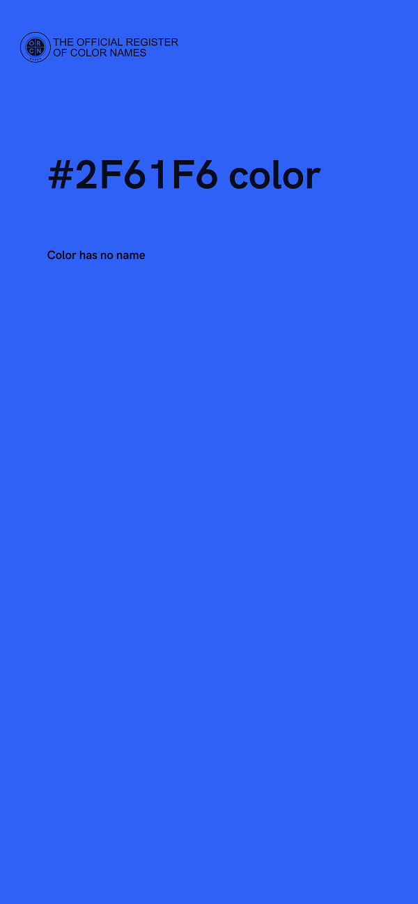 #2F61F6 color image