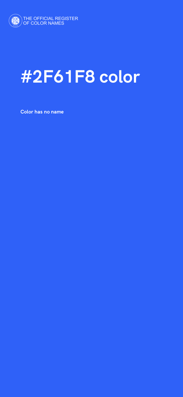 #2F61F8 color image
