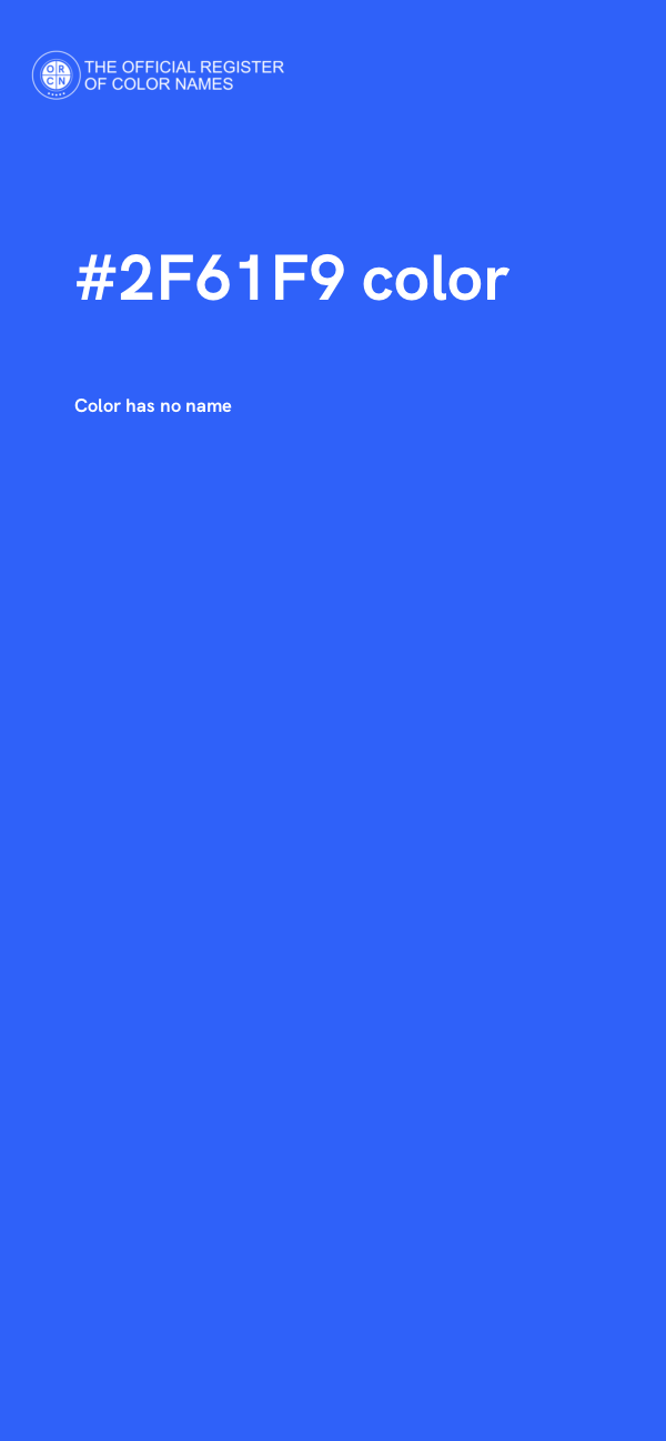 #2F61F9 color image