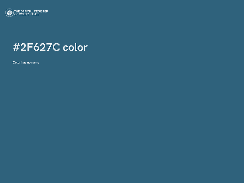 #2F627C color image